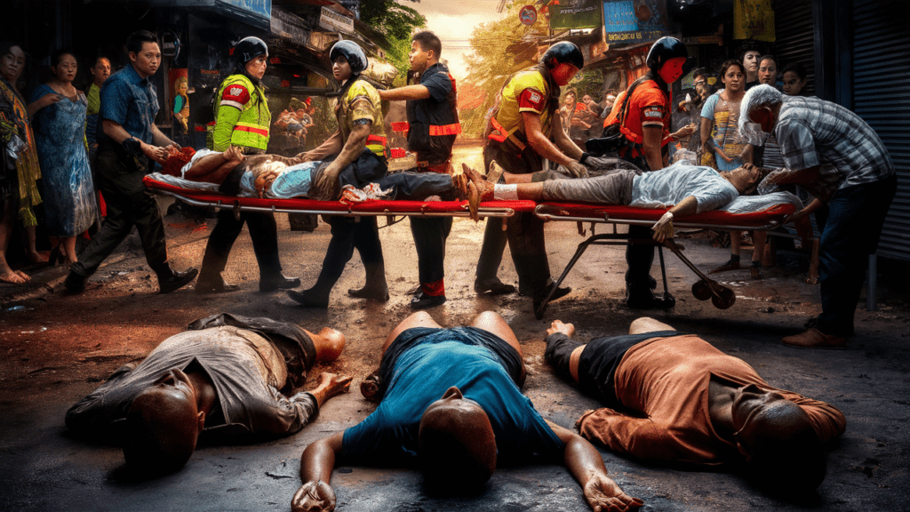 cinq personnes ont perdu la vie et treize autres ont été blessées dans une série d'attaques au sud de la thaïlande, selon les informations fournies par la police. découvrez les détails de cet événement tragique et ses impacts sur la région.