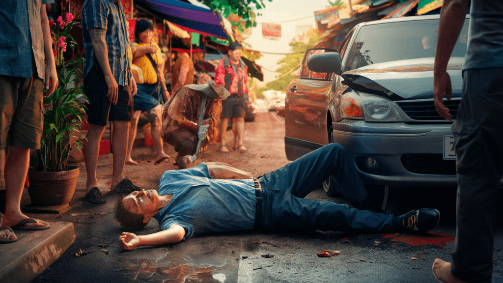un homme irlandais tragiquement décède suite à un accident de la route en thaïlande, après avoir été percuté par une voiture. découvrez les détails de cet incident bouleversant et ses conséquences.