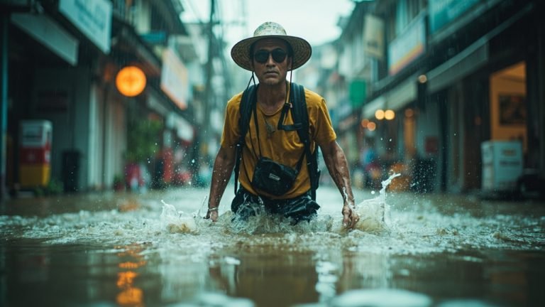 Tempete ete thailande inondations bangkok