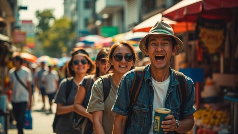 Touristes chinois bangkok thailande culture