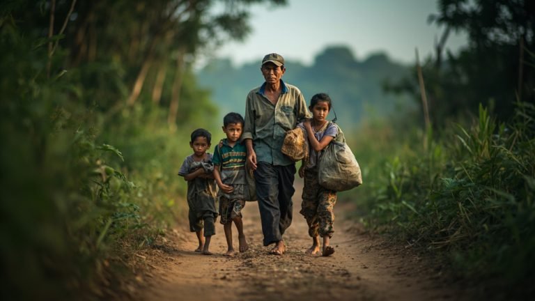 Crise refugies karen frontiere birmanie thailande