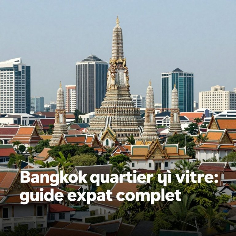 Bangkok quartiers où vivre : guide expat complet