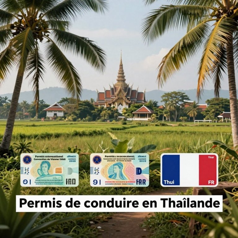 Permis de conduire en Thaïlande : échange ou international