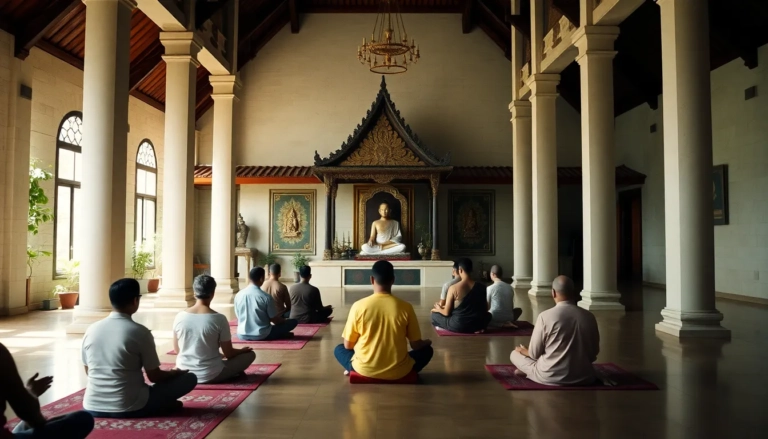 Francais en thailande com pratiquer meditation bouddhique temple thailande