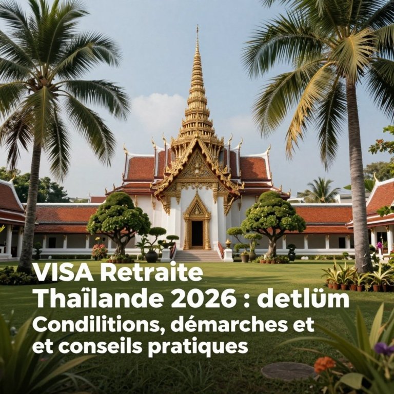 Visa retraite Thaïlande 2026 : conditions, démarches et conseils pratiques