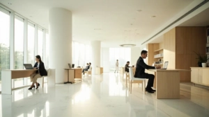 Espace de coworking moderne à Chiang Mai, Thaïlande
