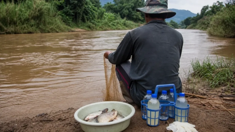Rivière Kok, arsenic, poissons