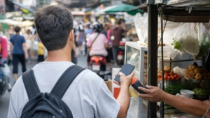 Neuf pays peuvent déjà payer comme les locaux en Thaïlande, pas la