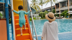 Spa, toboggans, club enfants