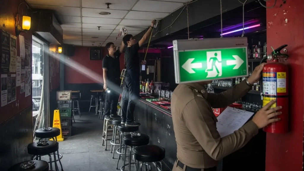 Un bar de Bangkok peut être conforme à la loi et devoir