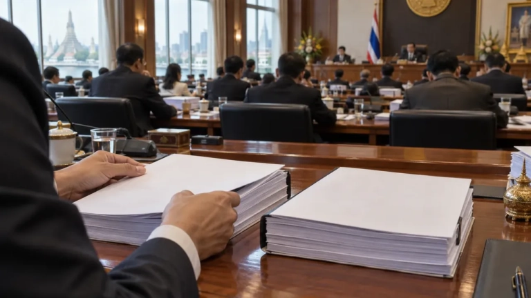 Dossiers de réforme juridique examinés en commission parlementaire thaïlandaise